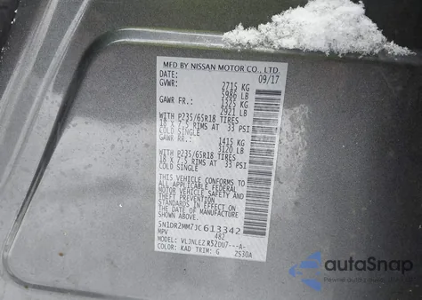 2018 Nissan Pathfinder Sv from USA, damaged, VIN 5N1DR2MM7JC613342